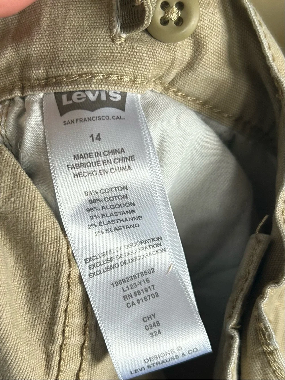 Levis description levi’s